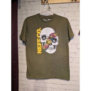 Neff Co. Skull tshirt medium *
